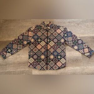 Colorful Geometric Pattern Jacket